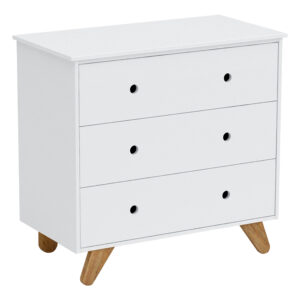 Artistiq Commode 'Doro' Met 3 laden, kleur Wit