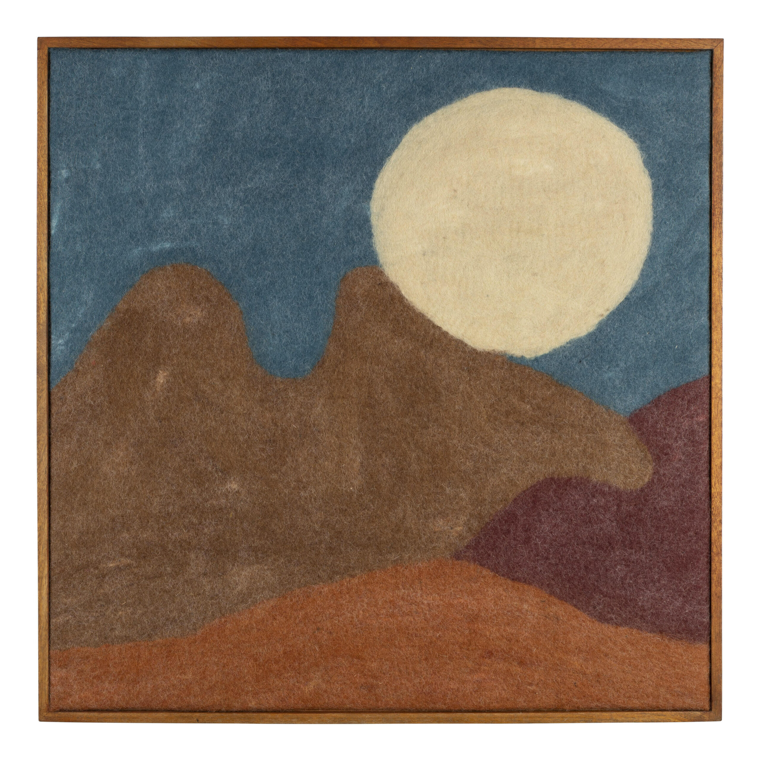 Dutchbone Wanddecoratie 'Chandra' Vilt, 74 x 74cm - Afbeelding 2