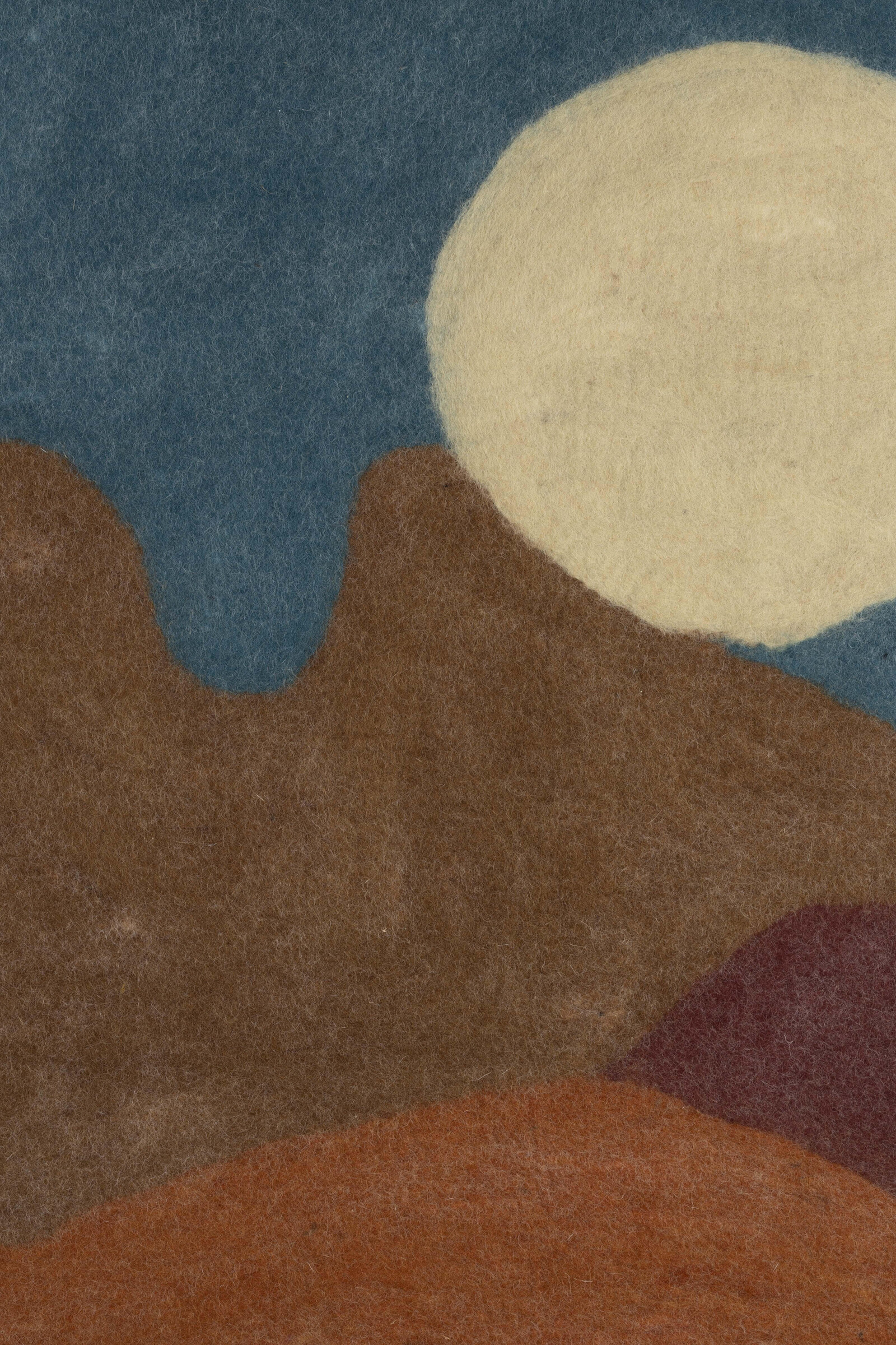 Dutchbone Wanddecoratie 'Chandra' Vilt, 74 x 74cm - Afbeelding 3