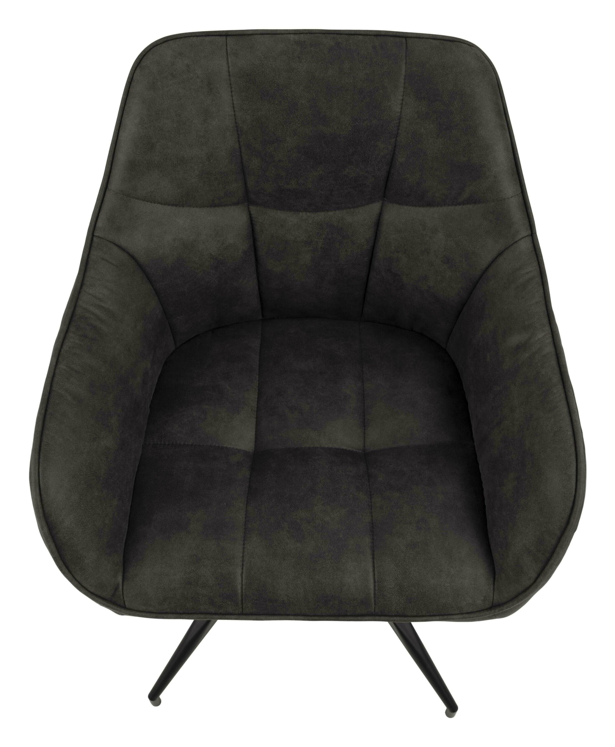 Bendt Eetkamerstoel 'Helena' Draaibaar, kleur Antraciet - Afbeelding 7