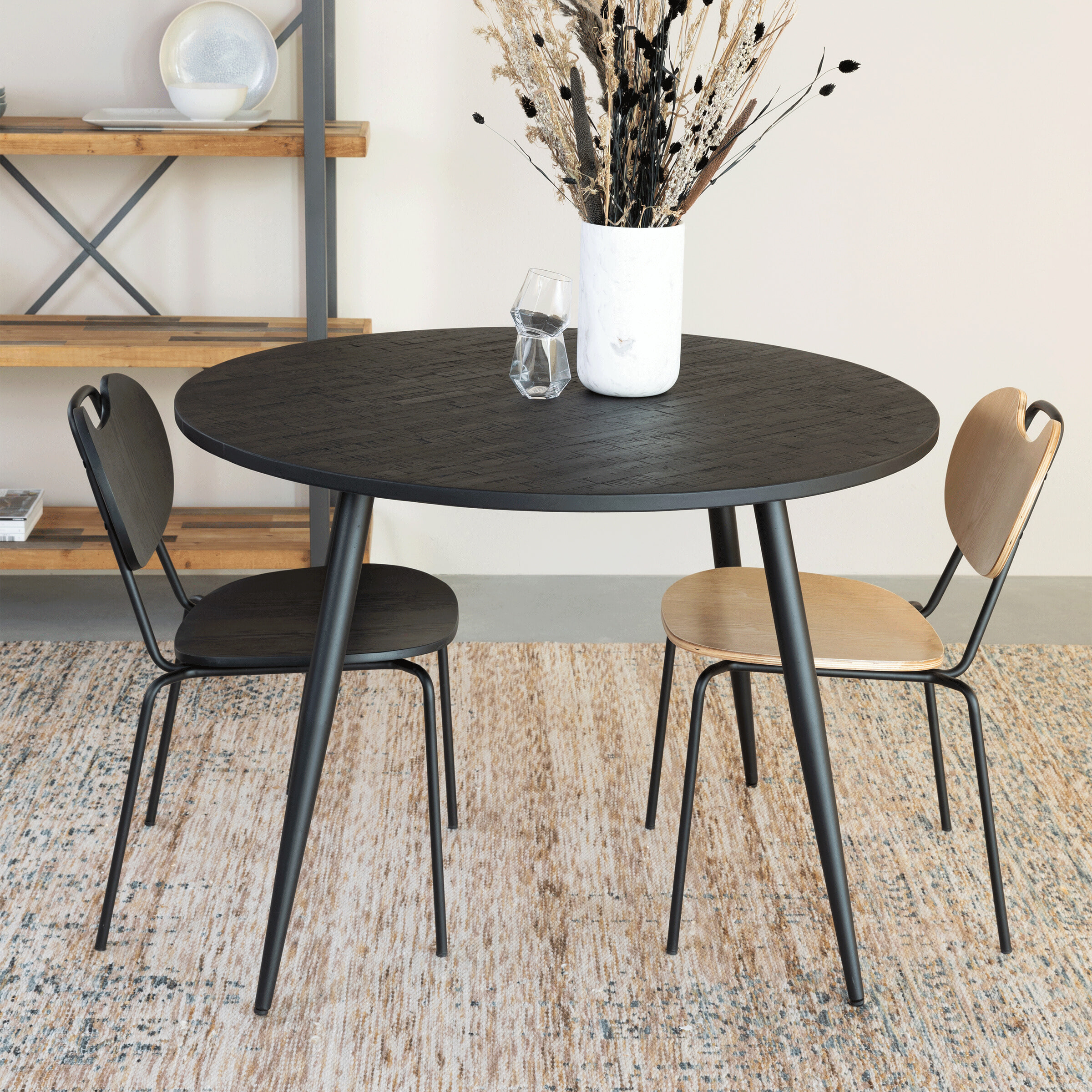 ZILT Ronde Eettafel 'Everton' Teakhout, 110cm