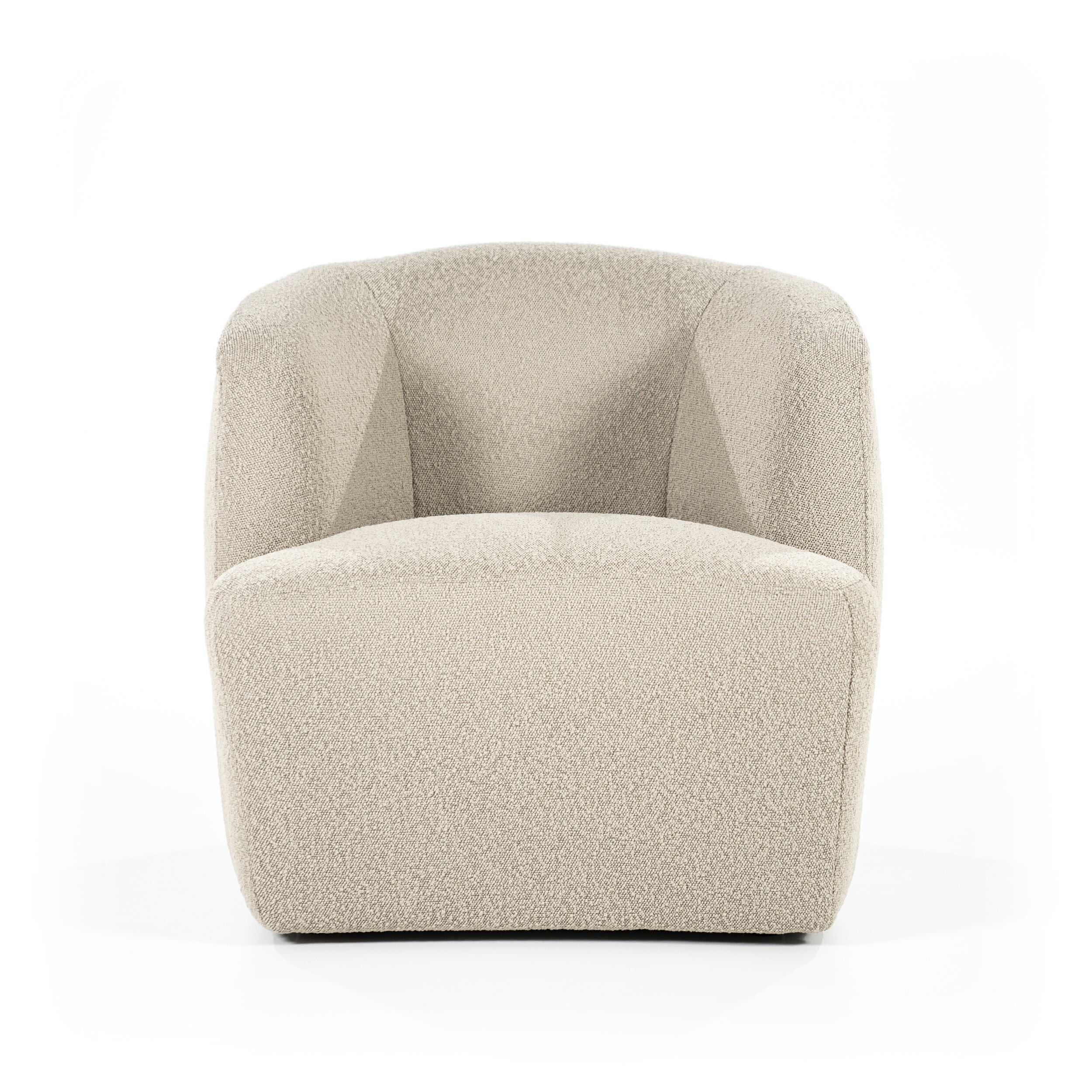 Eleonora Fauteuil 'Charlotte' Bouclé, kleur Taupe Copenhagen - Afbeelding 4