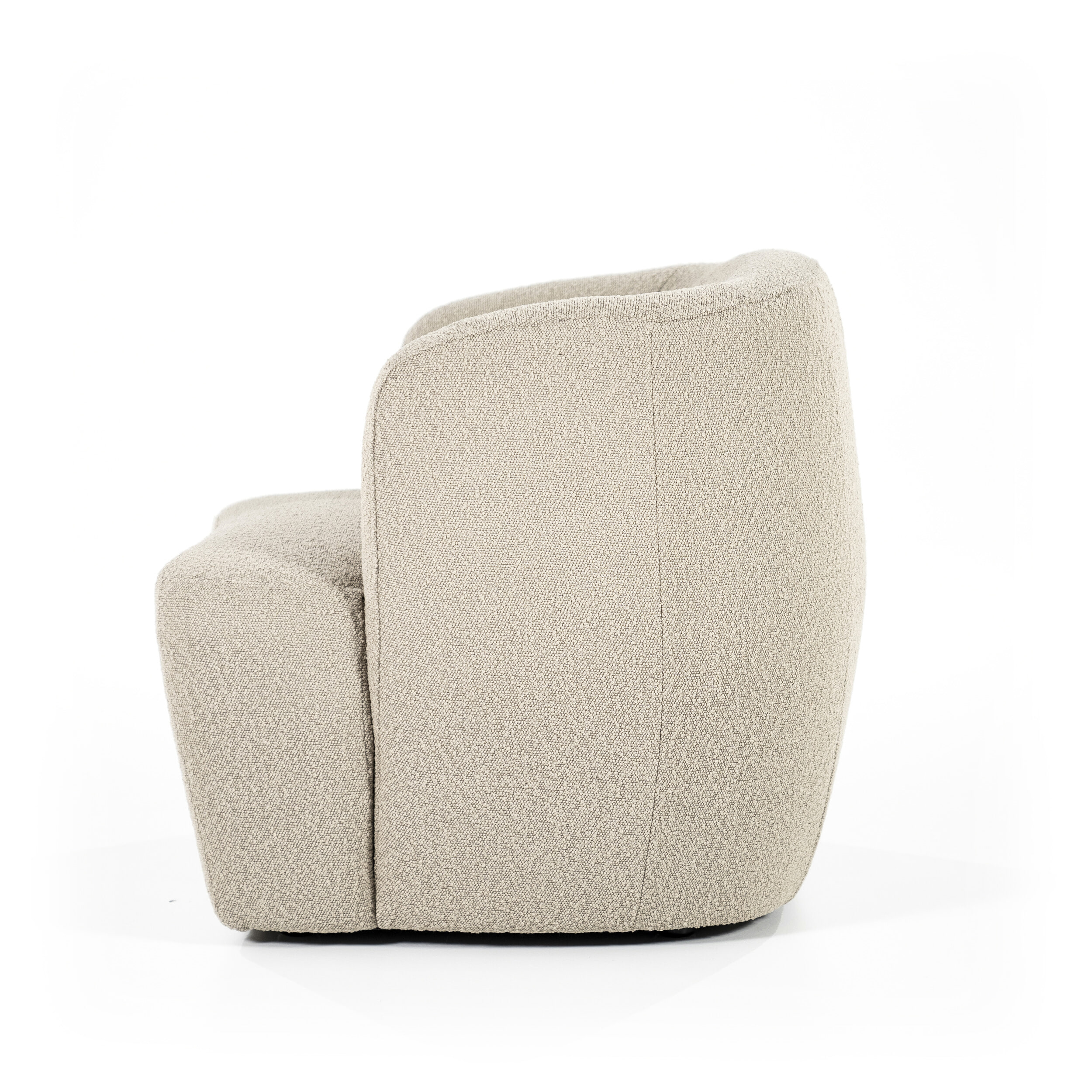 Eleonora Fauteuil 'Charlotte' Bouclé, kleur Taupe Copenhagen - Afbeelding 5