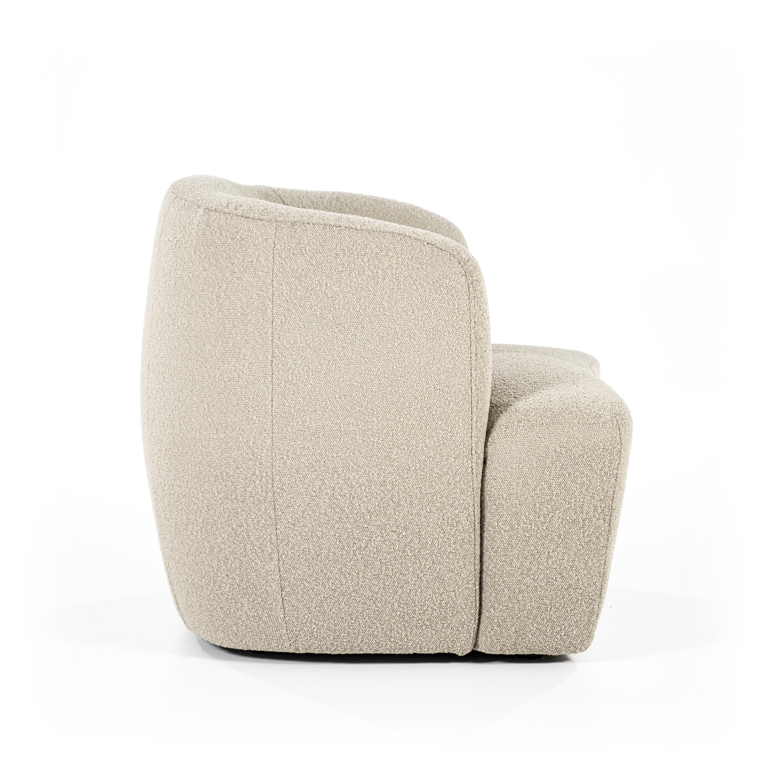Eleonora Fauteuil 'Charlotte' Bouclé, kleur Taupe Copenhagen - Afbeelding 7