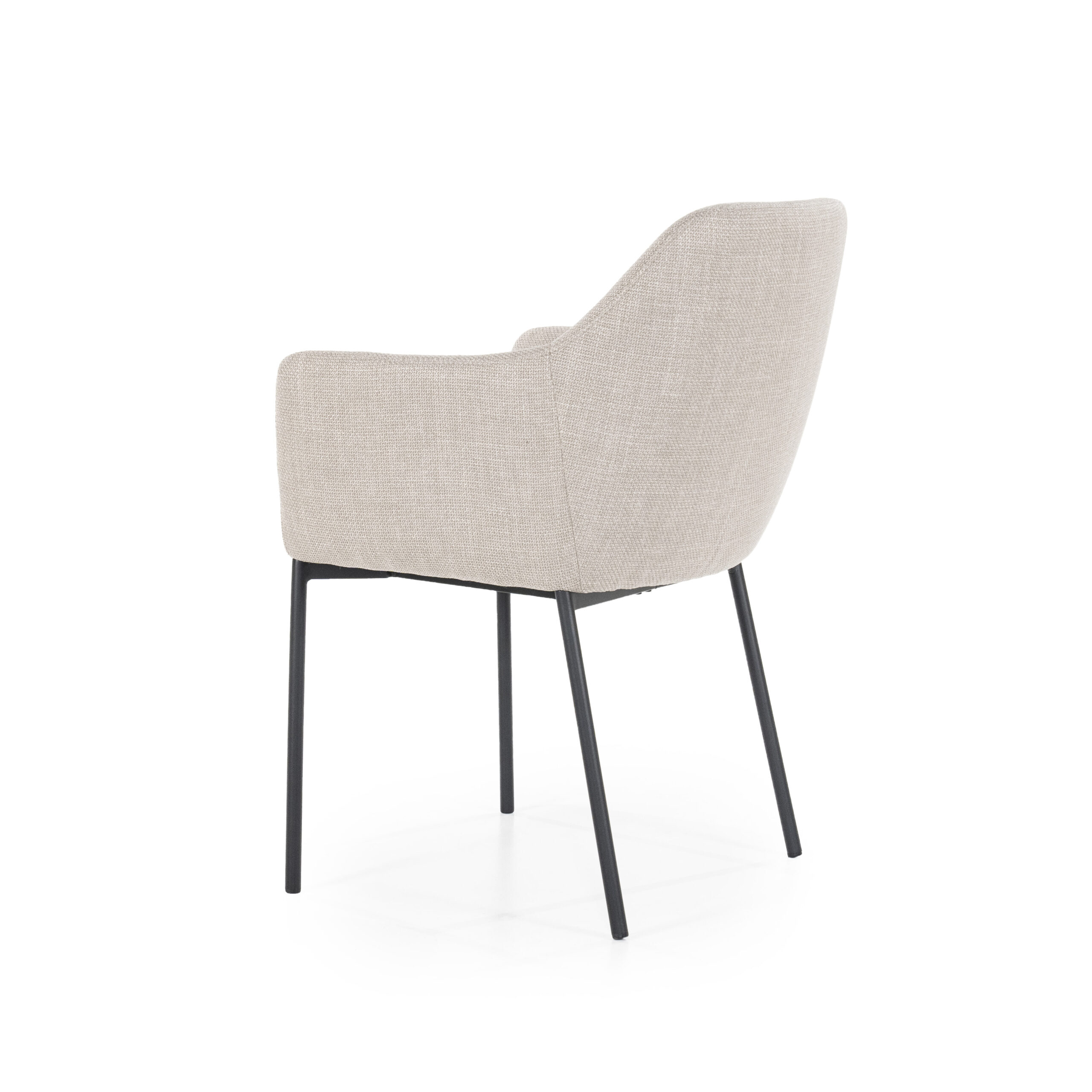 Eleonora Eetkamerstoel 'Paul' kleur Taupe - Afbeelding 6