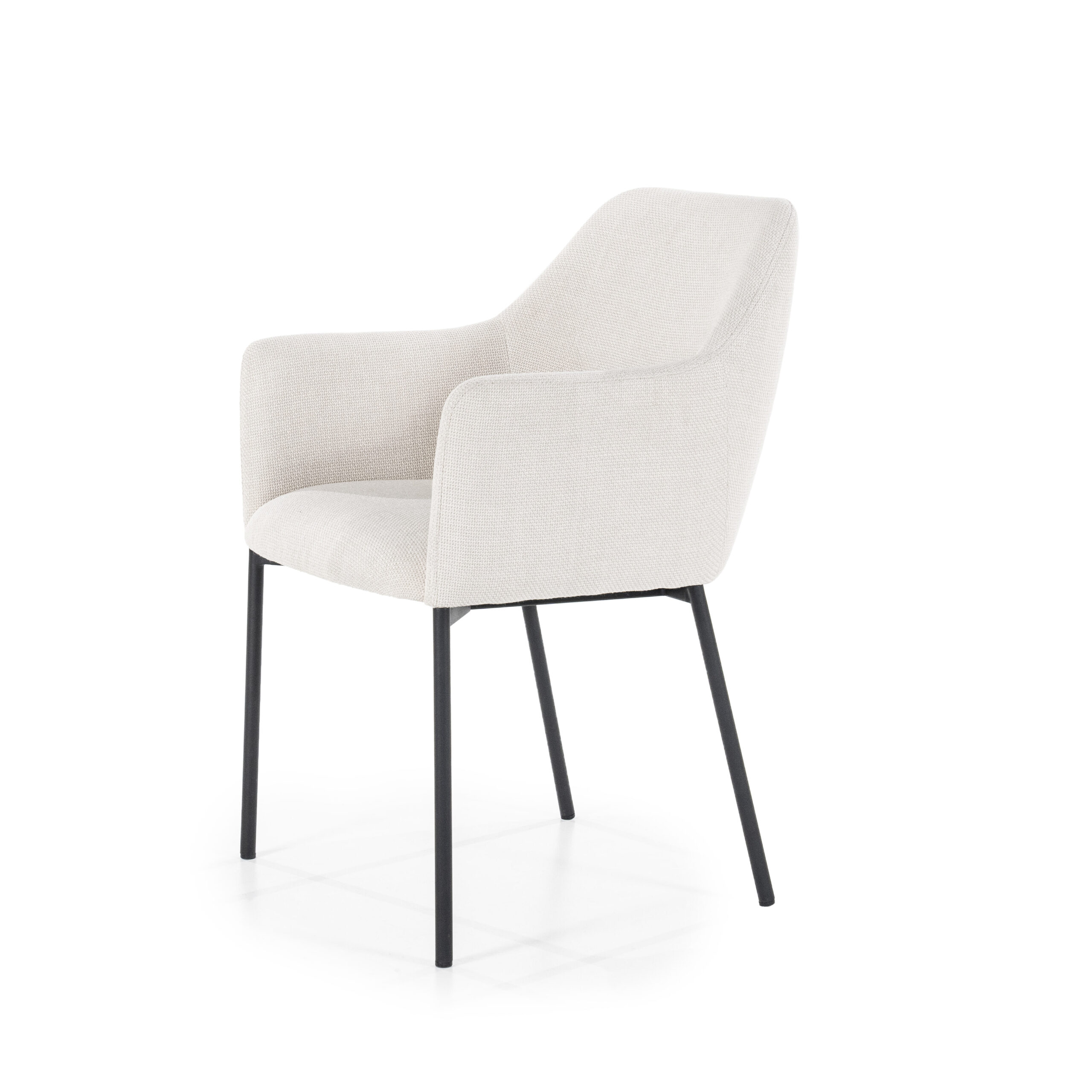 Eleonora Eetkamerstoel 'Paul' kleur Beige - Afbeelding 4