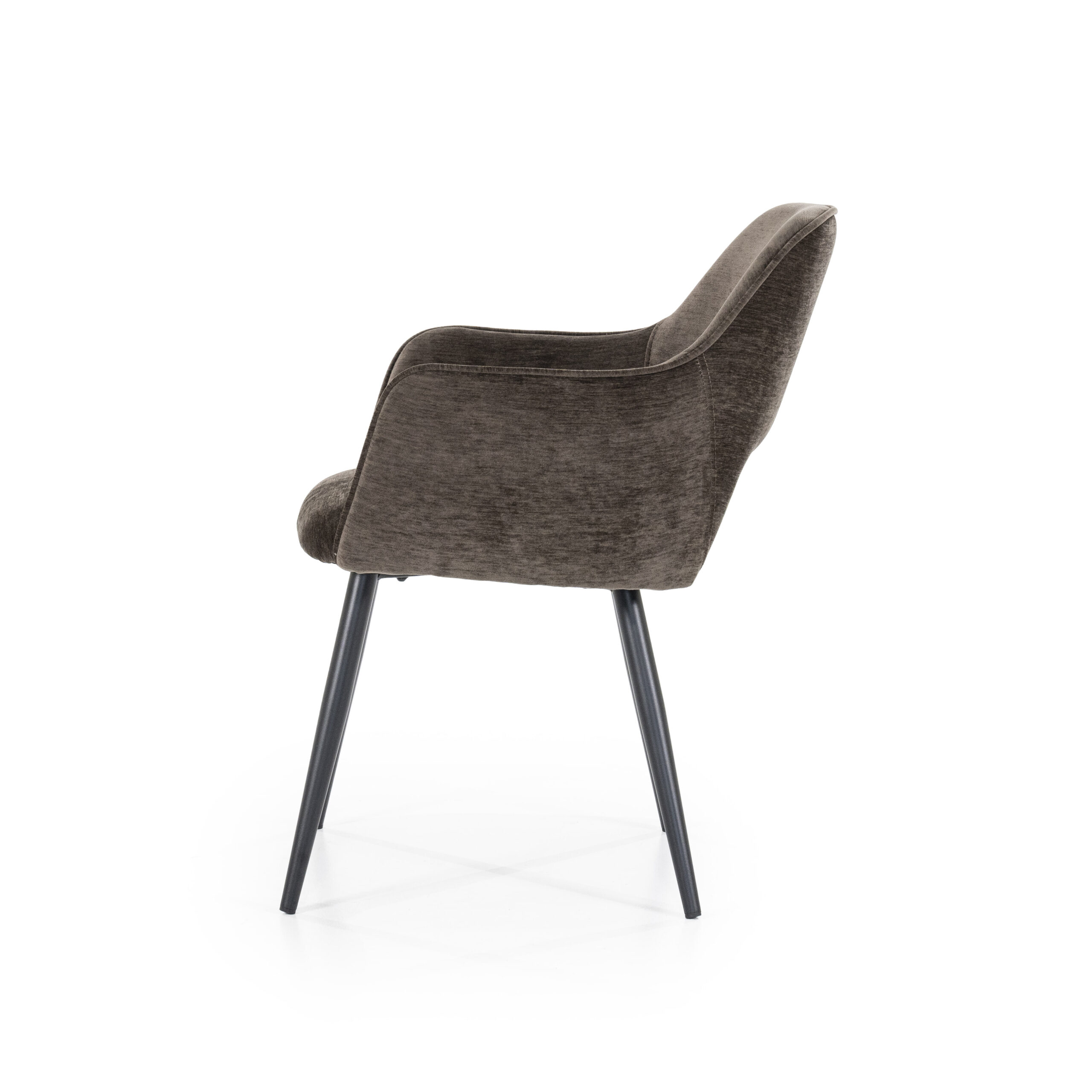 Eleonora Eetkamerstoel 'Esmee' Met armleuning, kleur Bruin - Afbeelding 5