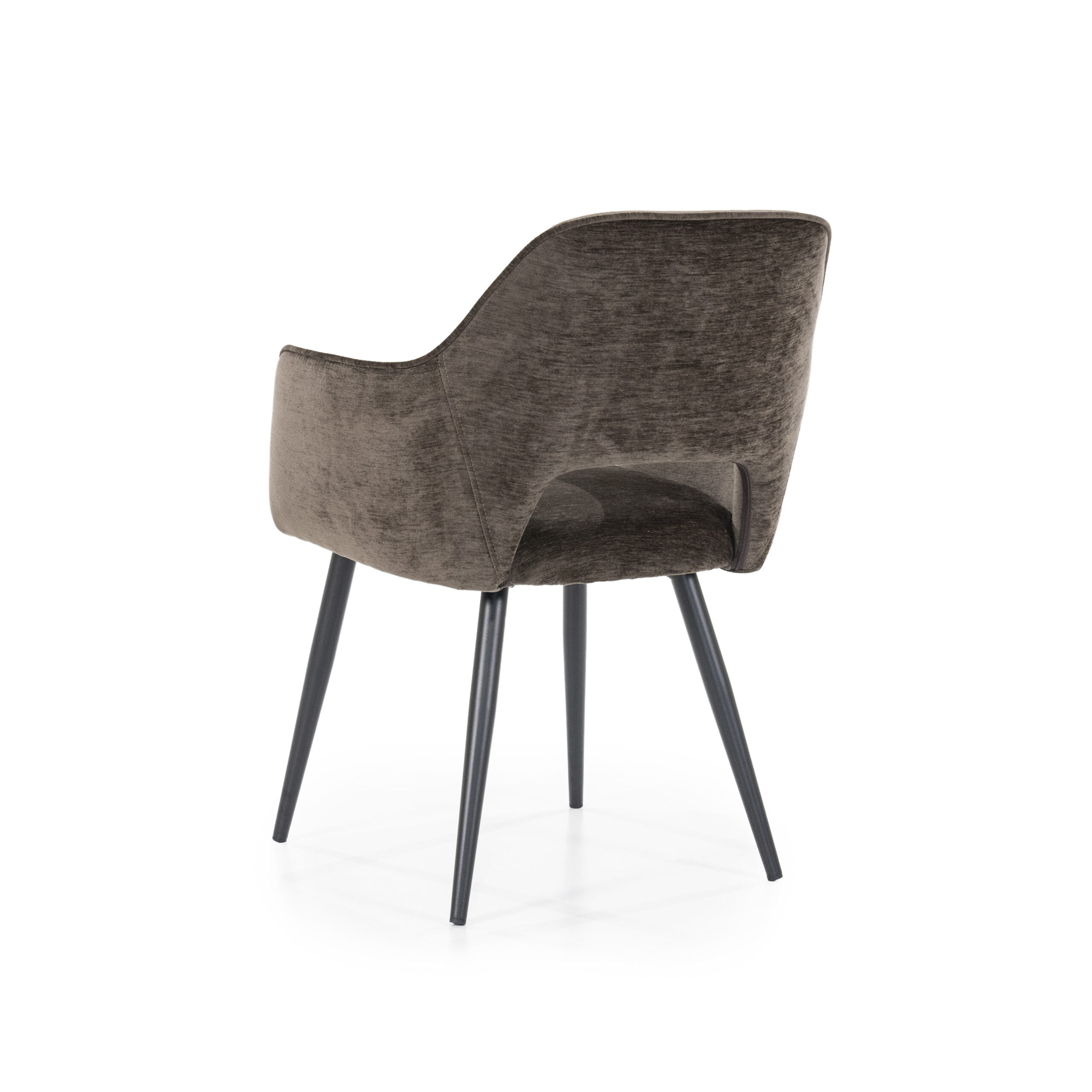 Eleonora Eetkamerstoel 'Esmee' Met armleuning, kleur Bruin - Afbeelding 7