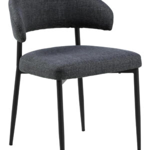 Bendt Eetkamerstoel 'Britney' Structuurstof, kleur Donkergrijs