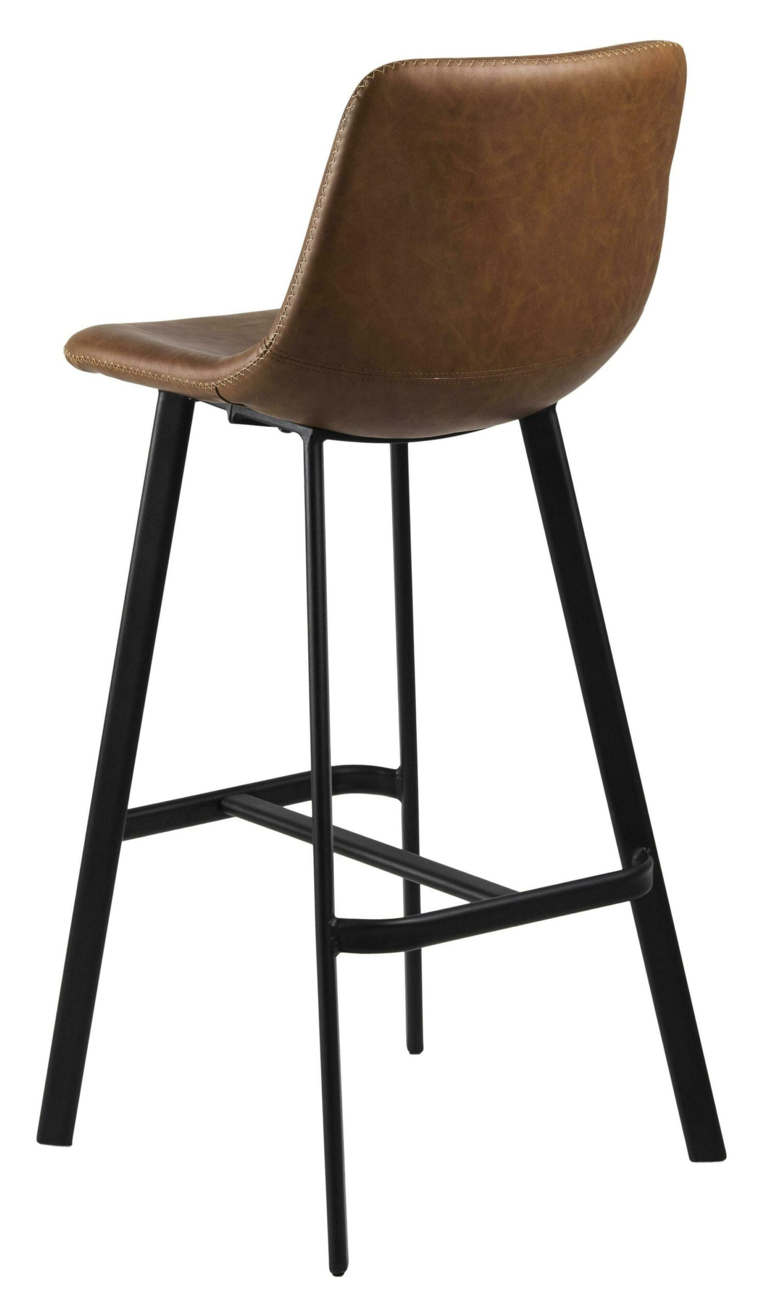 Bendt Barkruk 'Novi' PU, kleur Bruin - Afbeelding 3