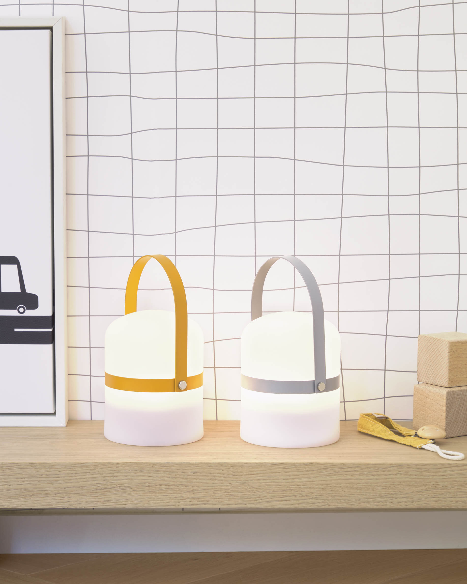 Kave Home Tafellamp 'Ridley' LED, oplaadbaar, kleur Grijs - Afbeelding 7