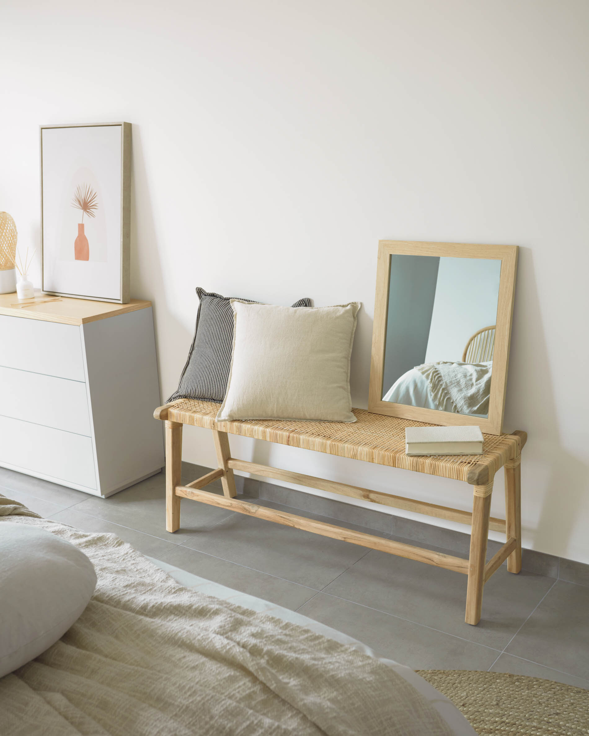 Kave Home Bankje 'Beida' 120cm - Afbeelding 5