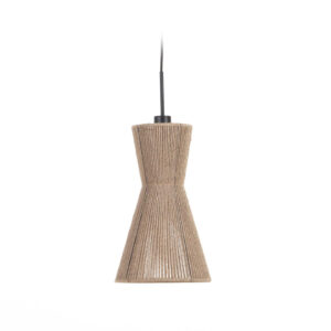 Kave Home Lampenkap 'Crista' Jute, Ø25cm