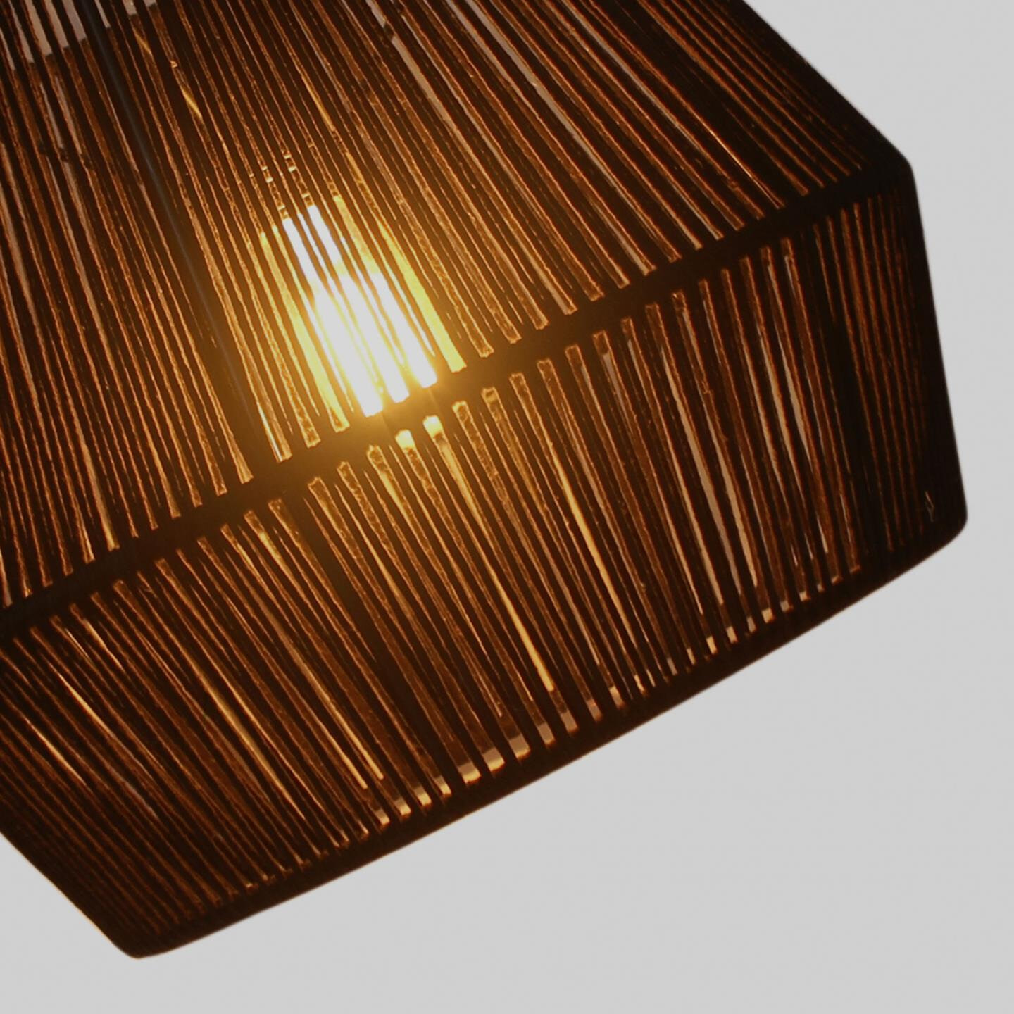 Kave Home Lampenkap 'Cantia' Jute, Ø37cm - Afbeelding 5