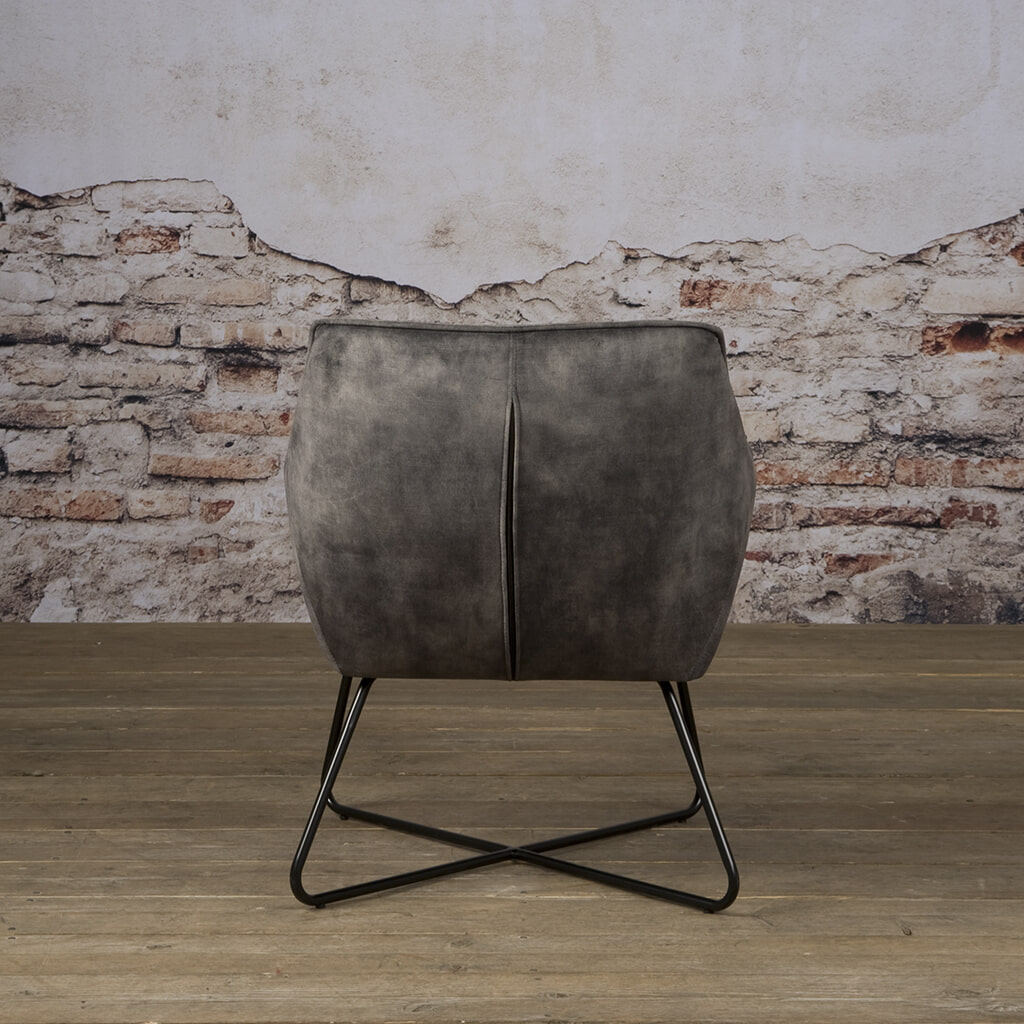 Tower Living Fauteuil 'Monte' Velvet, kleur Groen - Afbeelding 2