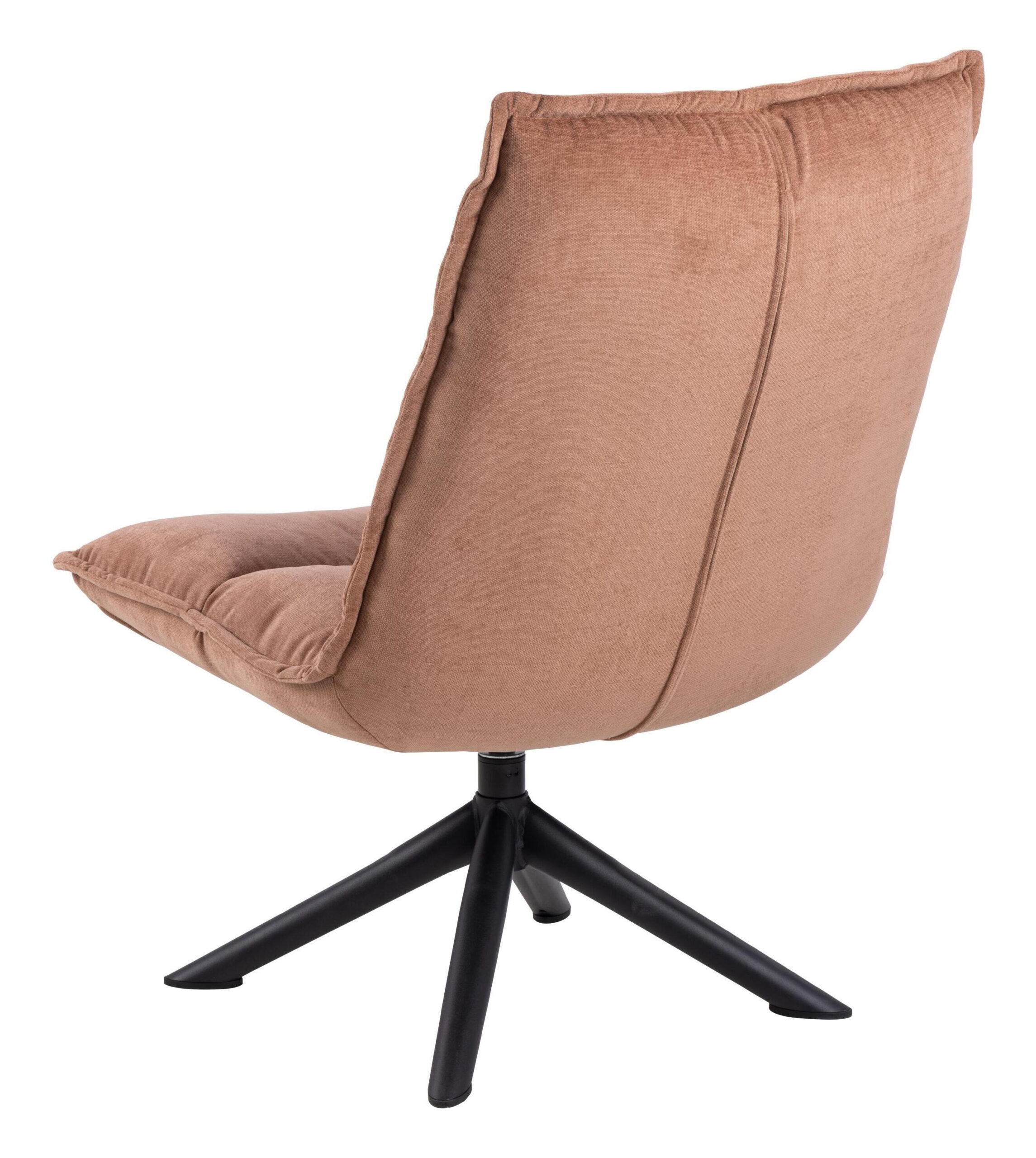 Bendt Draaifauteuil 'Ivy' Chenille, kleur Bruin - Afbeelding 4