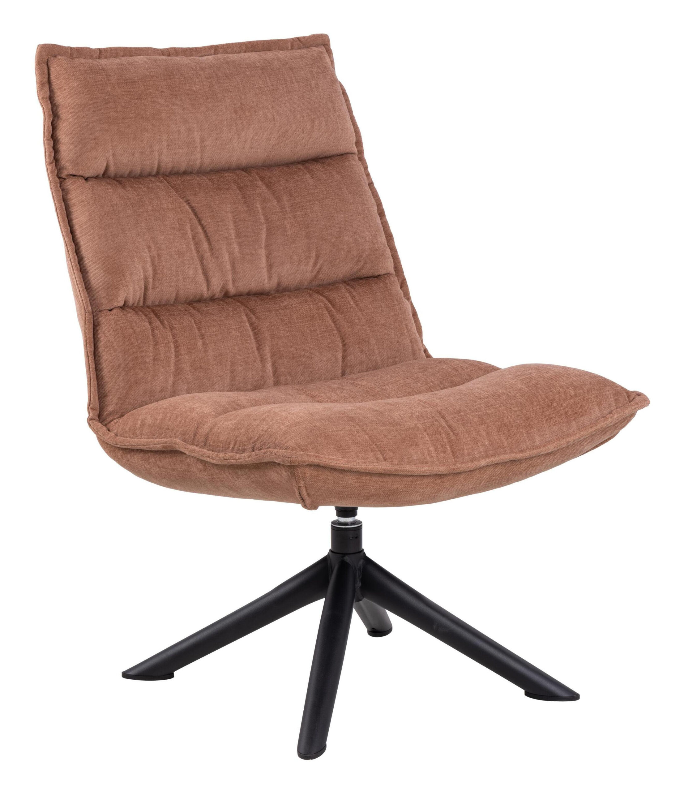 Bendt Draaifauteuil 'Ivy' Chenille, kleur Bruin - Afbeelding 2