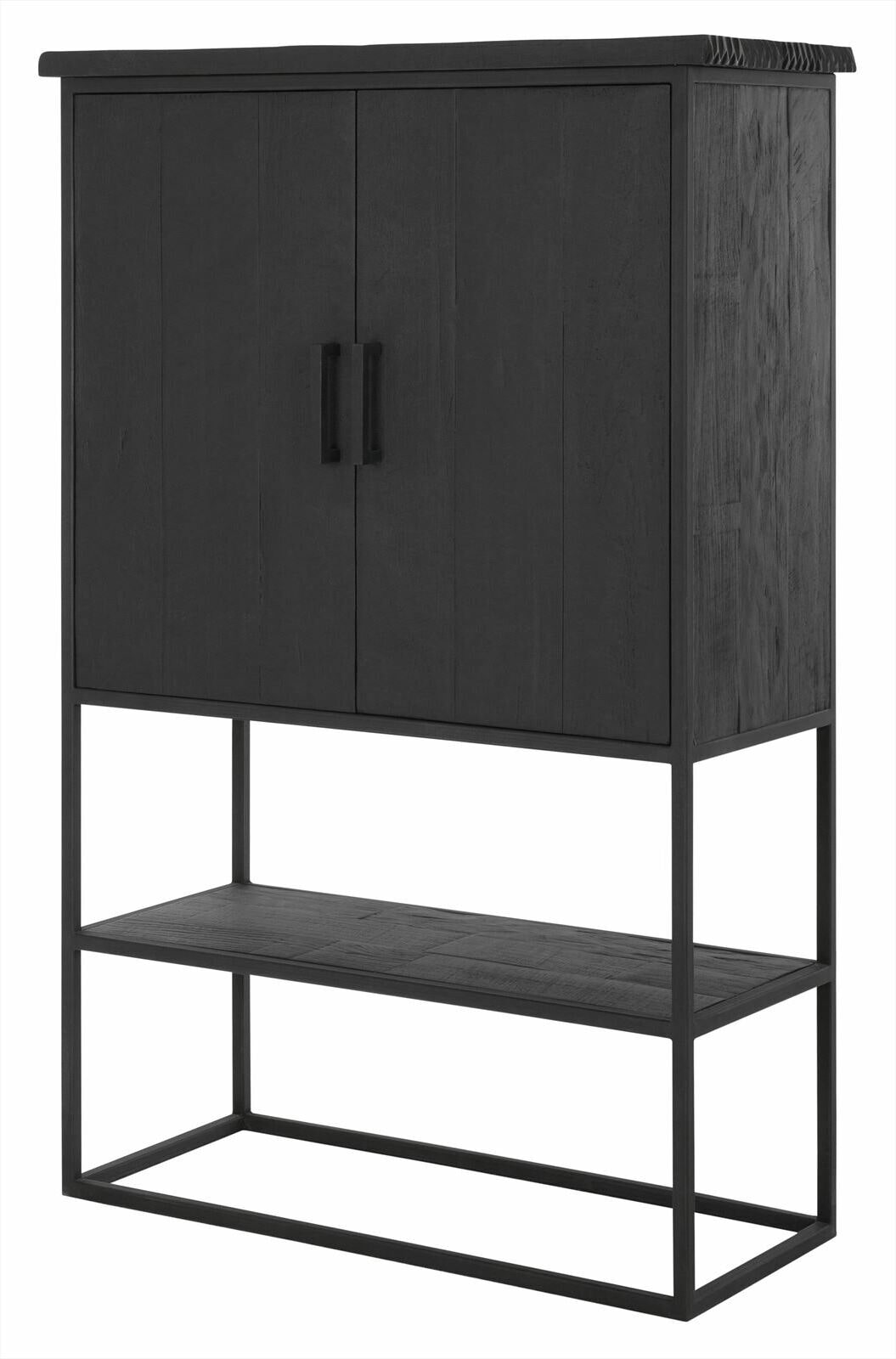 DTP Home Opbergkast 'Beam' Teakhout, 140 x 90cm, kleur Zwart - Afbeelding 7