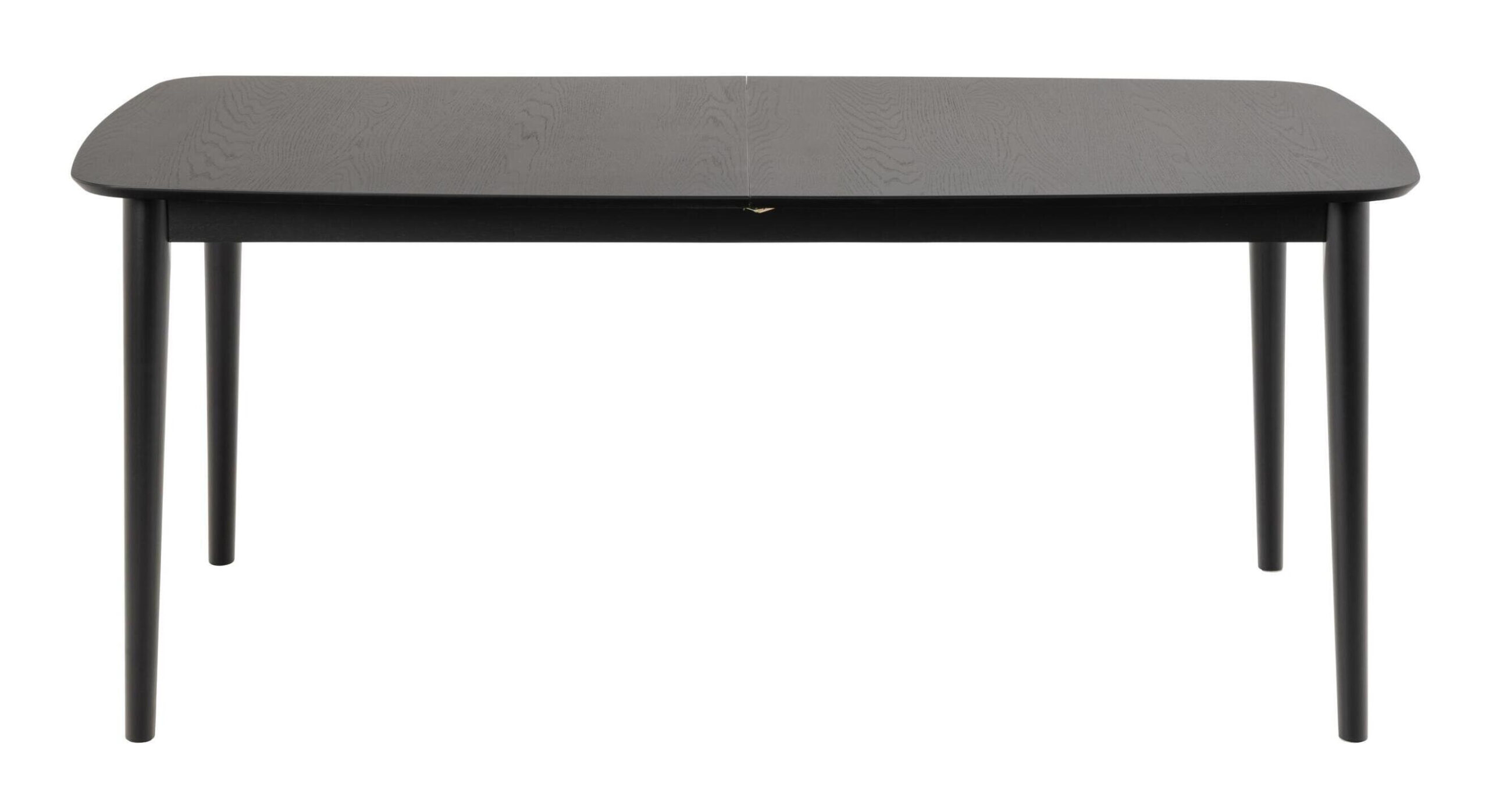 Bendt Uitschuifbare Eettafel 'Montreux' Eiken 180-219 x 90cm, kleur zwart - Afbeelding 2