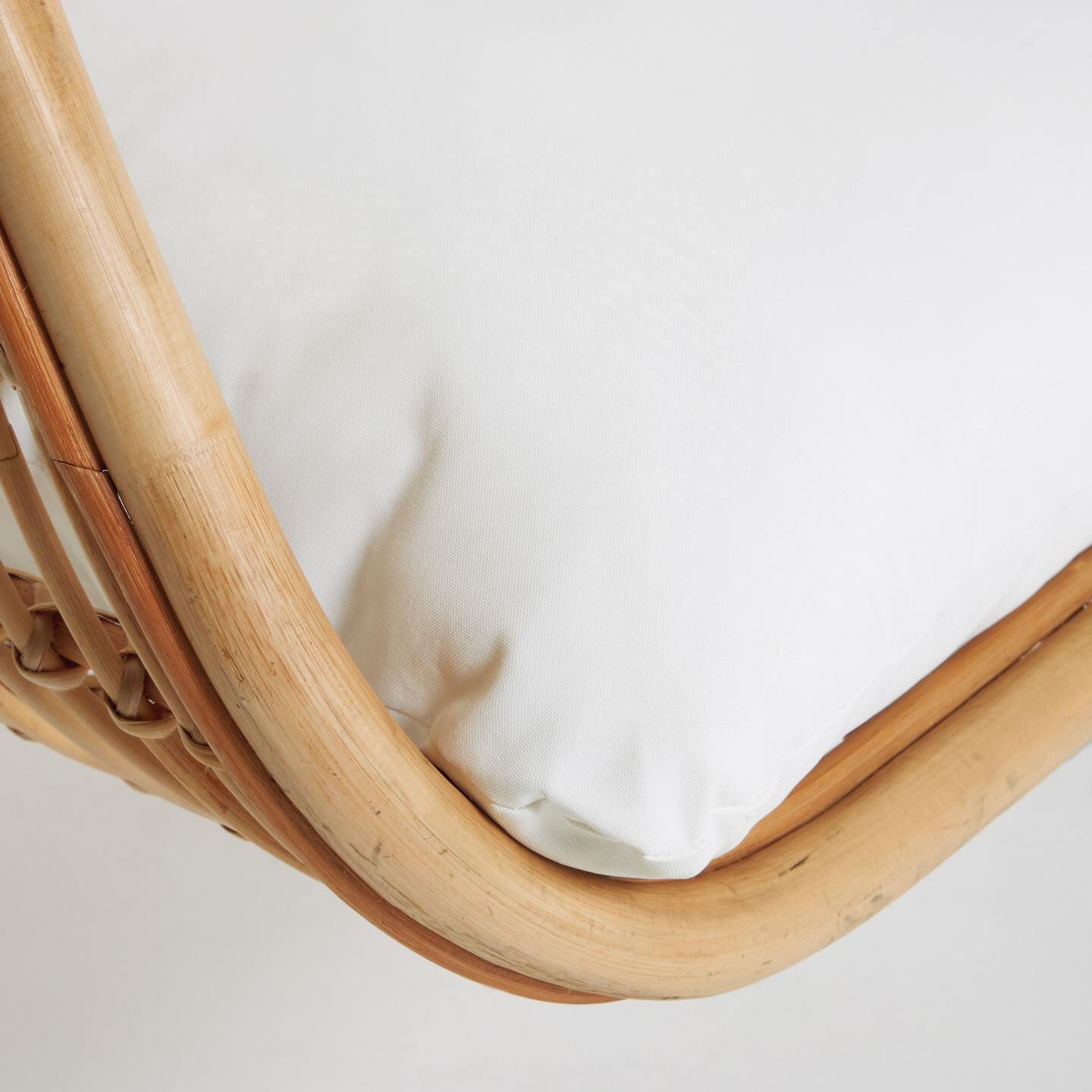 Kave Home Hangstoel 'Ekaterina' Met standaard, Rotan, kleur Naturel/Grijs - Afbeelding 4