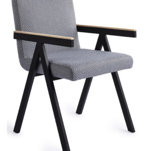 Jesper Home Eetkamerstoel 'Omuta' Chevron, kleur Royal