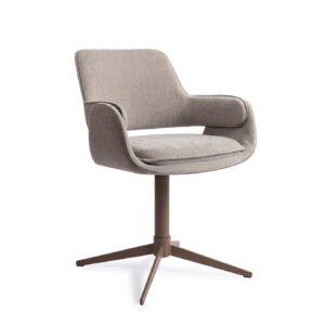 Jesper Home Eetkamerstoel 'Oketo' Draaibaar, kleur No Grey Mouse