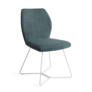 Jesper Home Eetkamerstoel 'Ikata' Beehive White, kleur Merry Mermaid