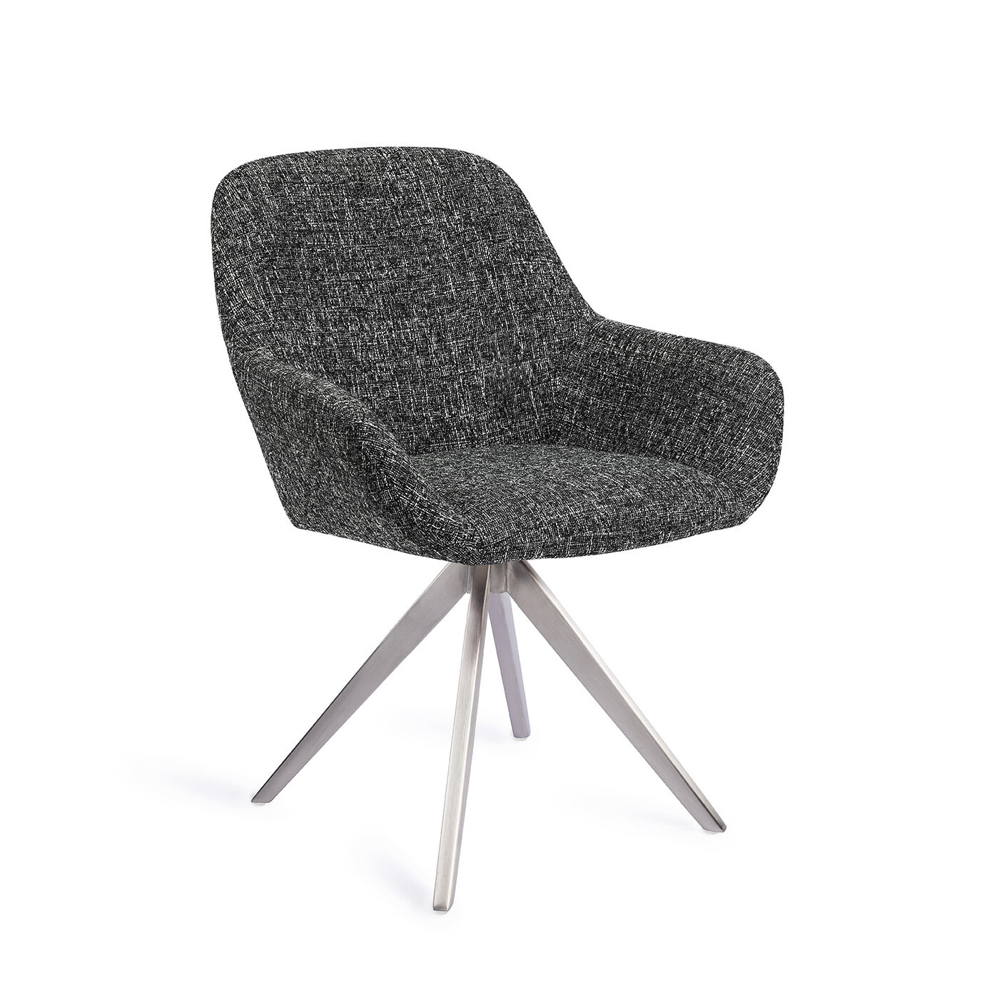 Jesper Home Eetkamerstoel 'Kushi' Turn Steel, kleur Skyfall