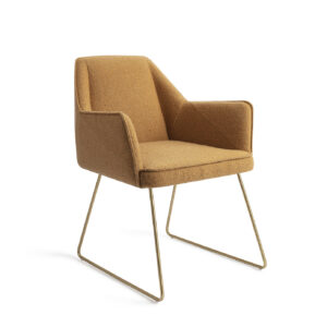 Jesper Home Eetkamerstoel 'Tome' Slide Gold, kleur Masai Giraffe