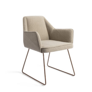 Jesper Home Eetkamerstoel 'Tome' Slide Rose, kleur Great Greige