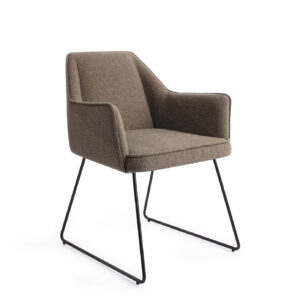 Jesper Home Eetkamerstoel 'Tome' Slide Black, kleur Idaho Potato