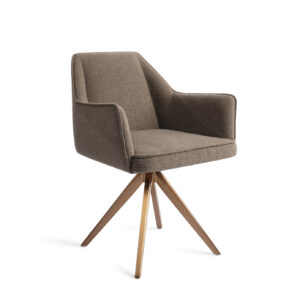 Jesper Home Eetkamerstoel 'Tome' Turn Rose, Draaibaar, kleur Idaho Potato