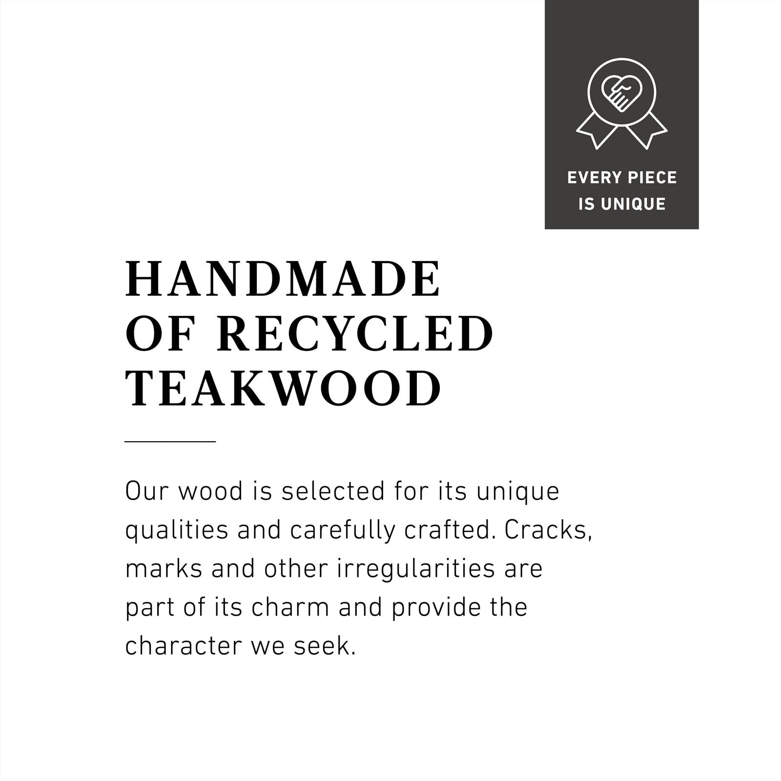 DTP Home Dressoir 'Cosmo' Teakhout, 160cm - Afbeelding 4