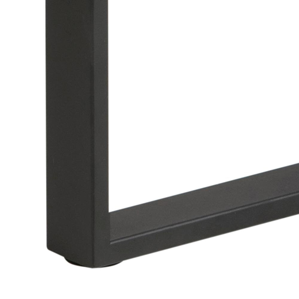 Bendt Salontafel 'Lone', Set van 2 stuks, Rookglas 115 x 69cm, kleur zwart - Afbeelding 7