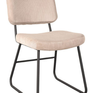 LABEL51 Eetkamerstoel 'Noah' Rib, kleur Naturel