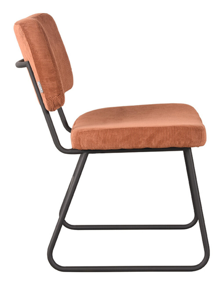 LABEL51 Eetkamerstoel 'Noah' Rib, kleur Roest - Afbeelding 3