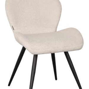 LABEL51 Eetkamerstoel 'Sky' Teddy, kleur Ivory