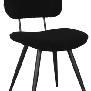 LABEL51 Eetkamerstoel 'Ted' Teddy, kleur Zwart