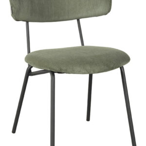 LABEL51 Eetkamerstoel 'Zack' Rib, kleur Forest