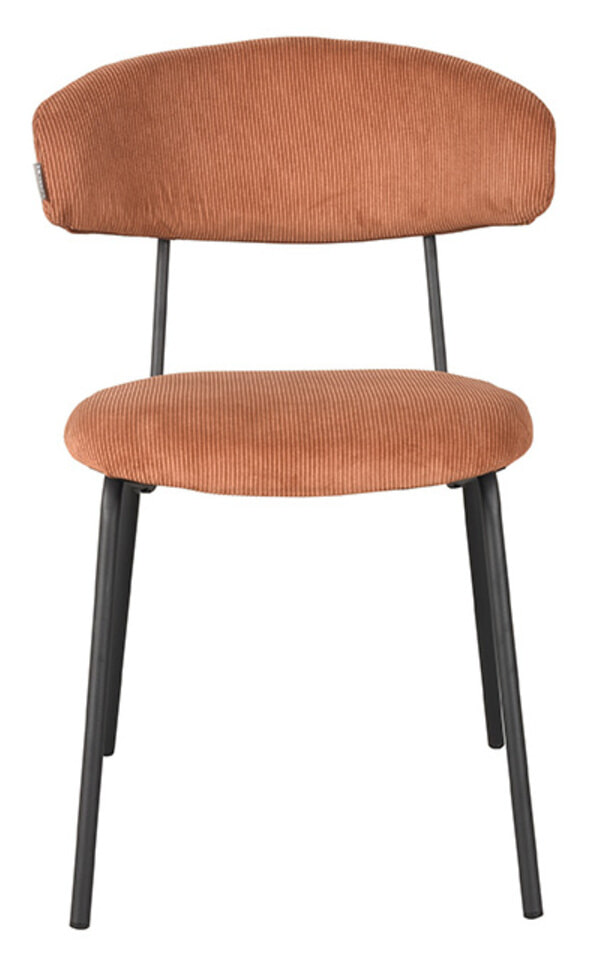 LABEL51 Eetkamerstoel 'Zack' Rib, kleur Roest - Afbeelding 2