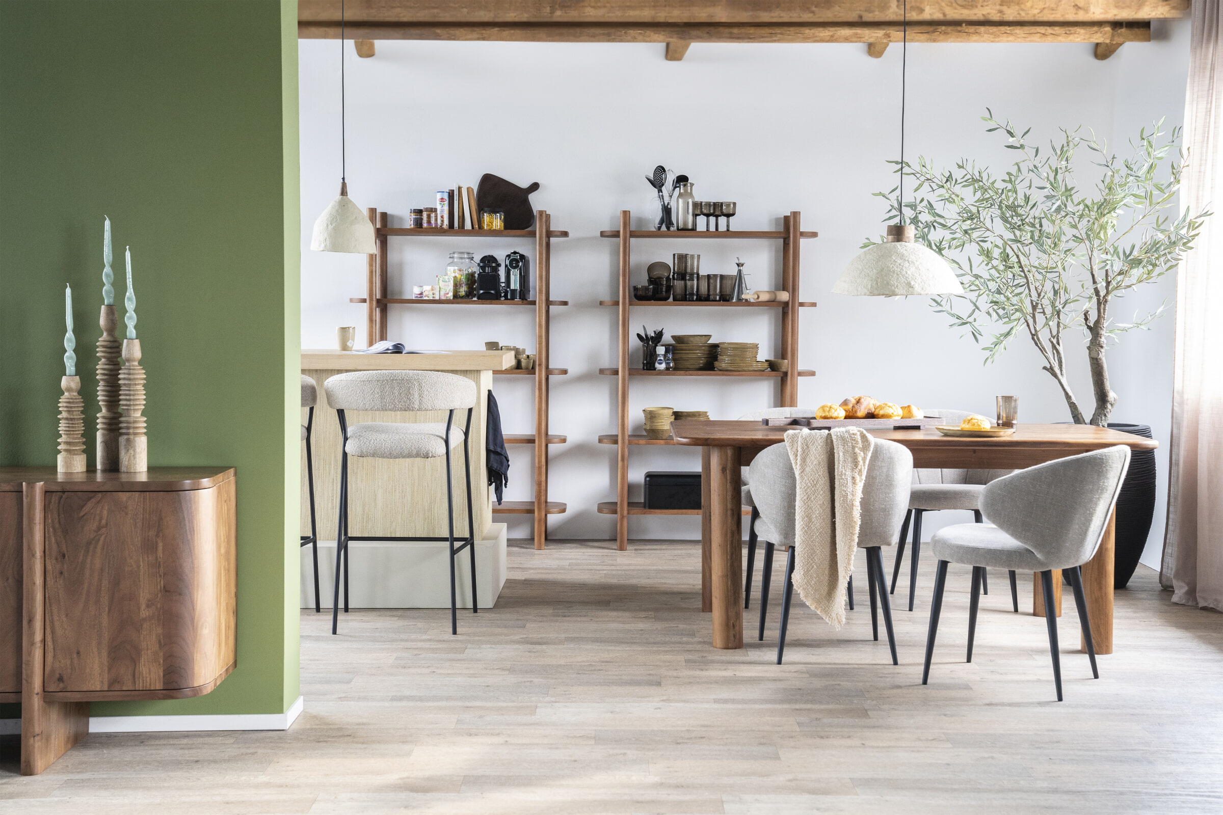 Eleonora Wandrek 'Julian' Acaciahout, 170 x 110cm - Afbeelding 5