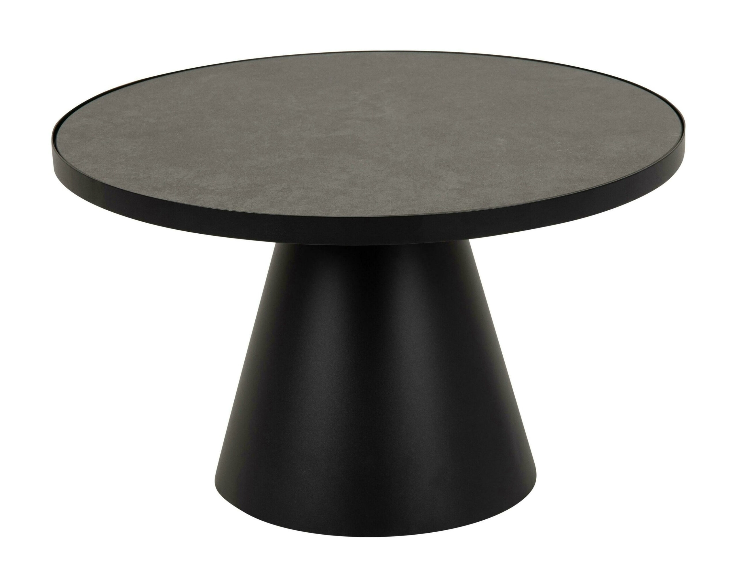 Bendt Salontafel 'Anemone' Keramiek 66cm, kleur Zwart