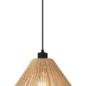 LABEL51 Hanglamp 'Ibiza Diamond' Jute, 1-lamps, kleur Naturel