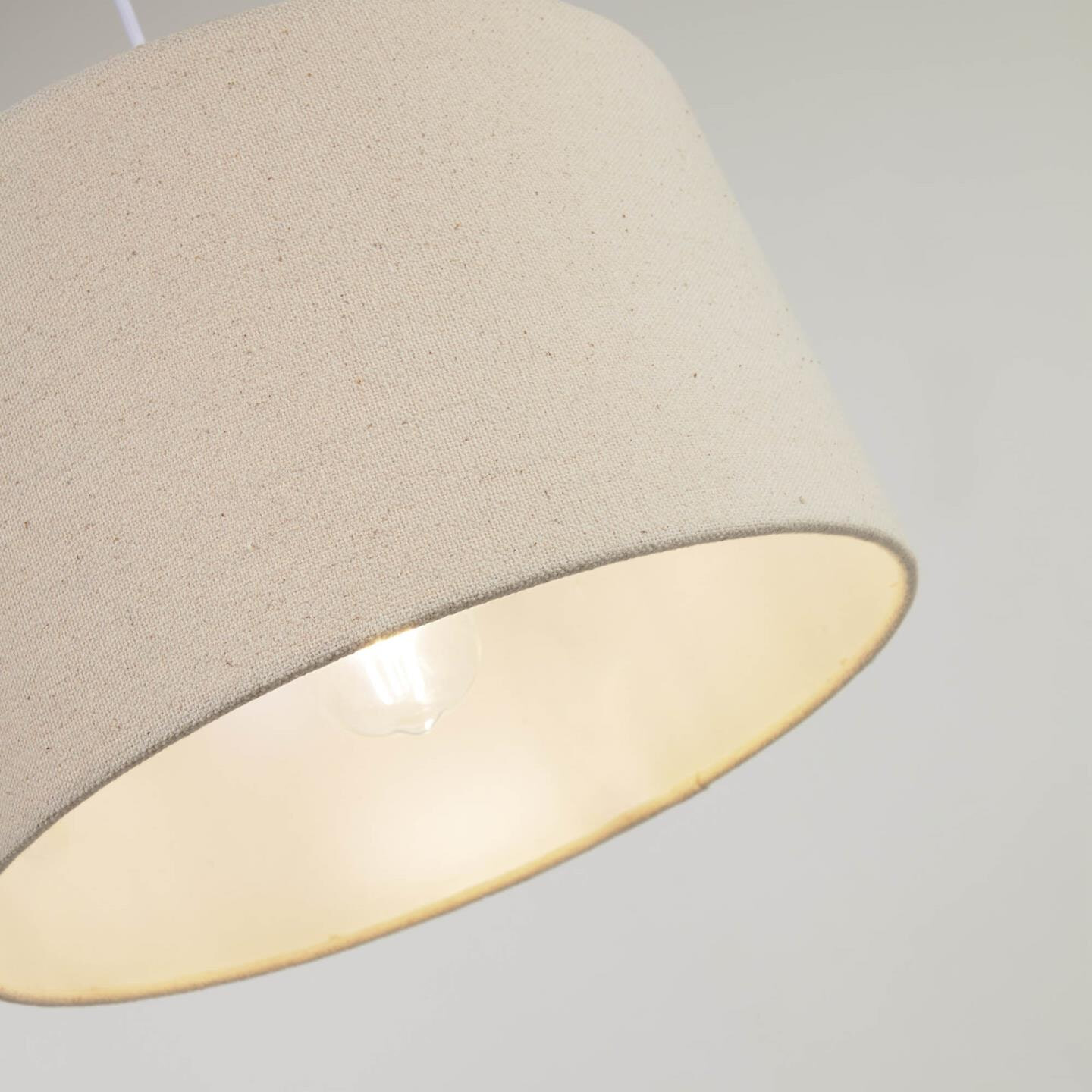 Kave Home Lampenkap 'Nazli' Linnen, ø50cm, kleur Beige - Afbeelding 2