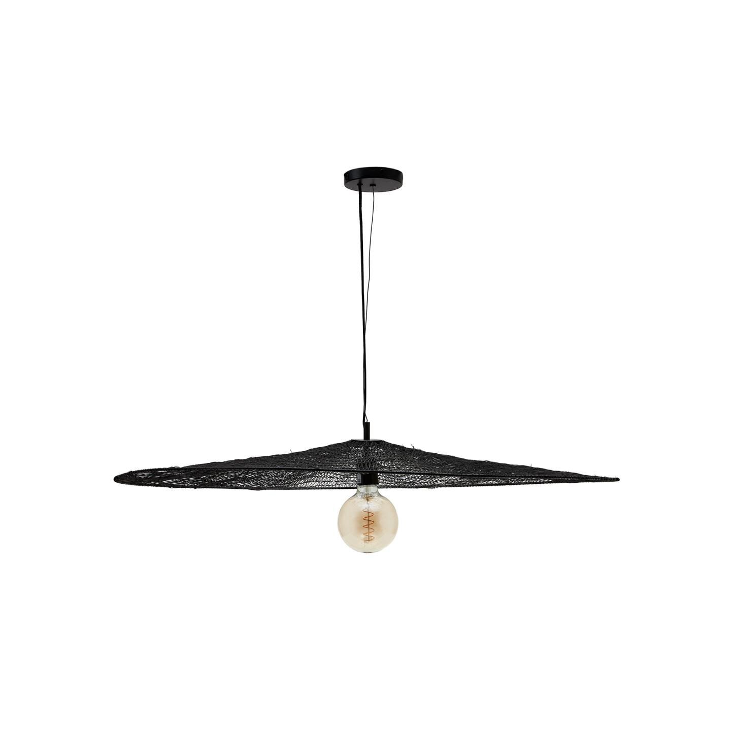 Kave Home Hanglamp 'Makai' 100cm, kleur Zwart - Afbeelding 2