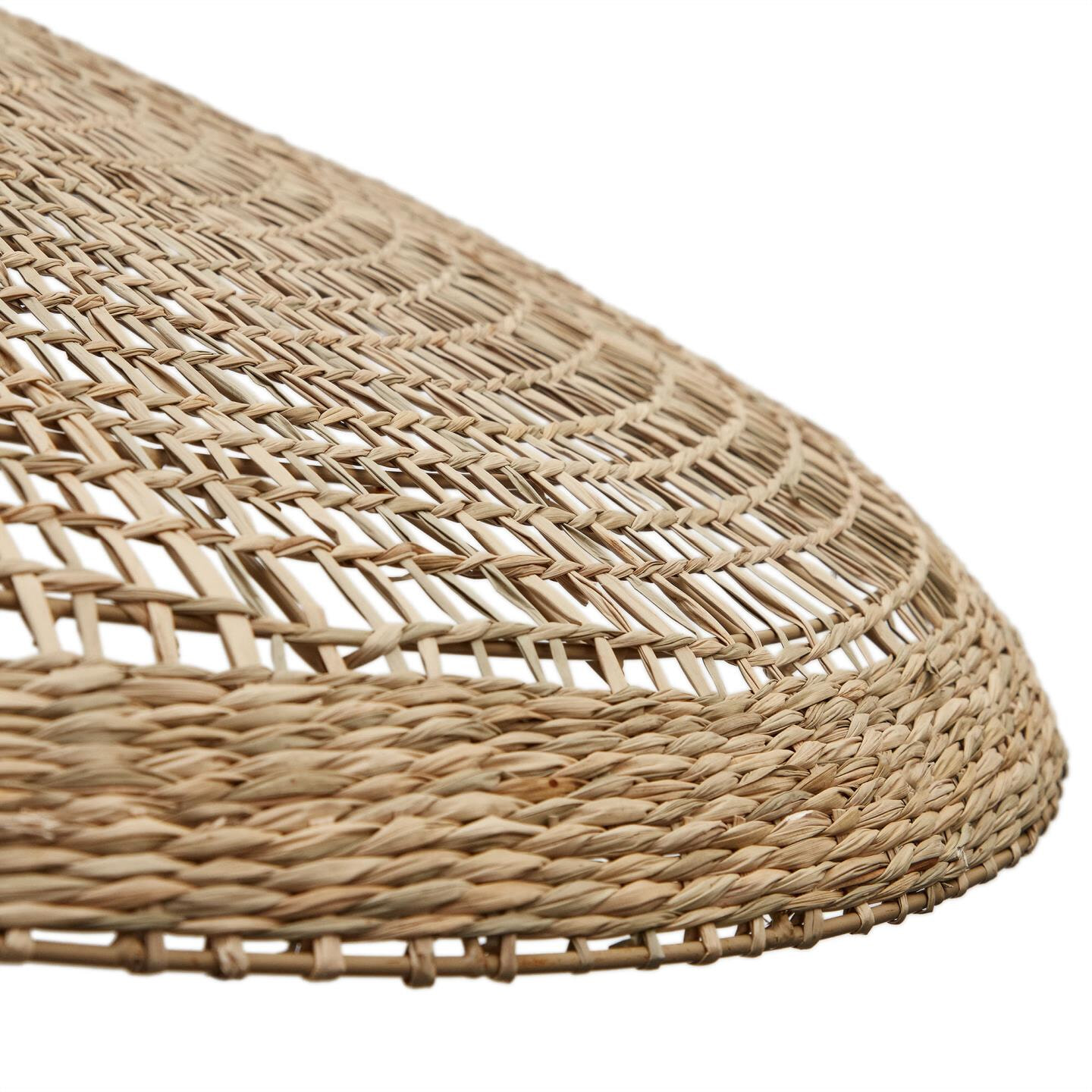 Kave Home Lampenkap 'Cruilles' Zeegras, Ø100cm - Afbeelding 5