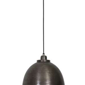 Light & Living Hanglamp 'Kylie' 30cm, donker ruw nikkel