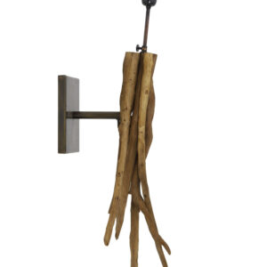 Light & Living Wandlamp 'Bluma', naturel bruin