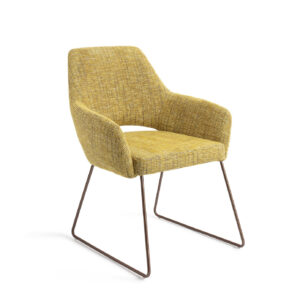 Jesper Home Eetkamerstoel 'Yanai' Slide Rose, kleur Lemon Lines