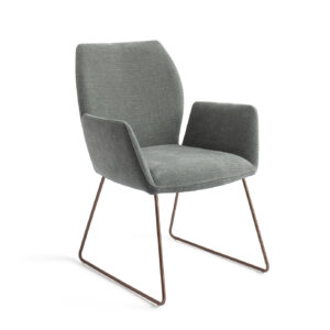 Jesper Home Eetkamerstoel 'Misaki' Slide Rose, kleur Breezy Blue